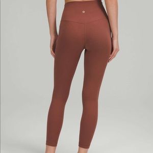 Lululemon Smokey red leggings size 6